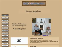 Tablet Screenshot of lamague.de